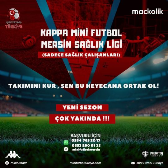 Mini Futbol Mersin Salk Ligi Yeni Sezon Kaytlar Balad